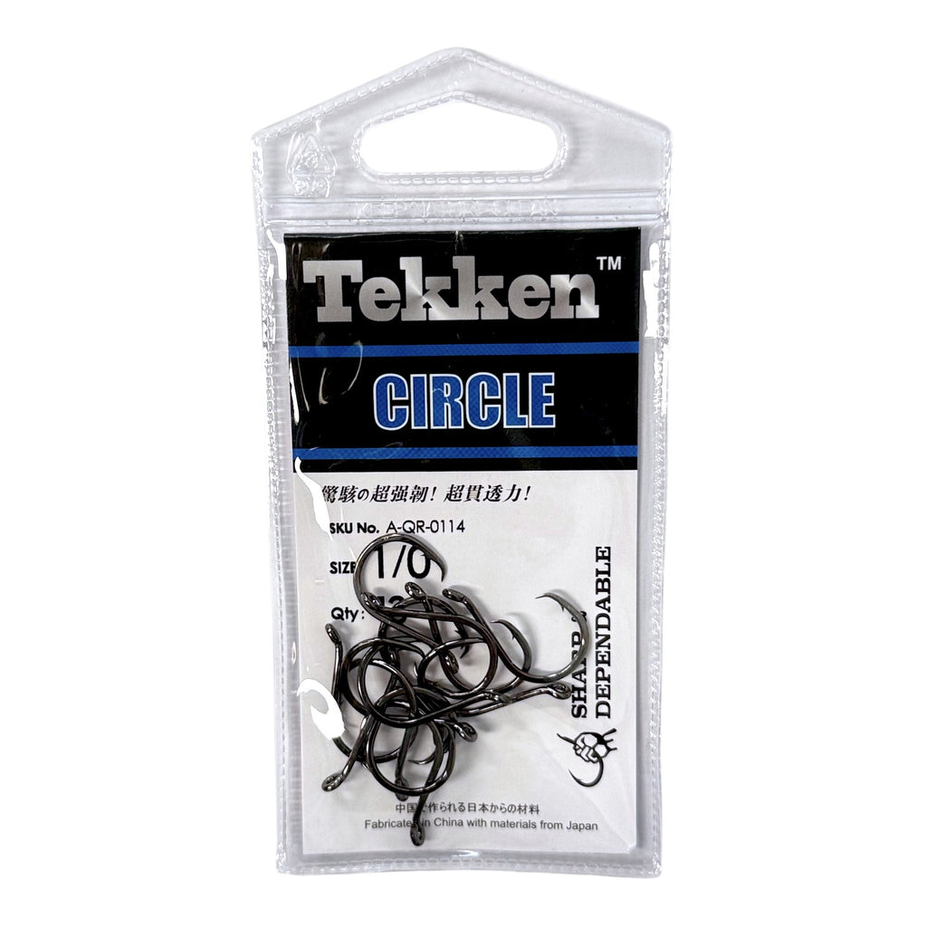 Tekken 1/0 Circle Hooks - 13 Pack
