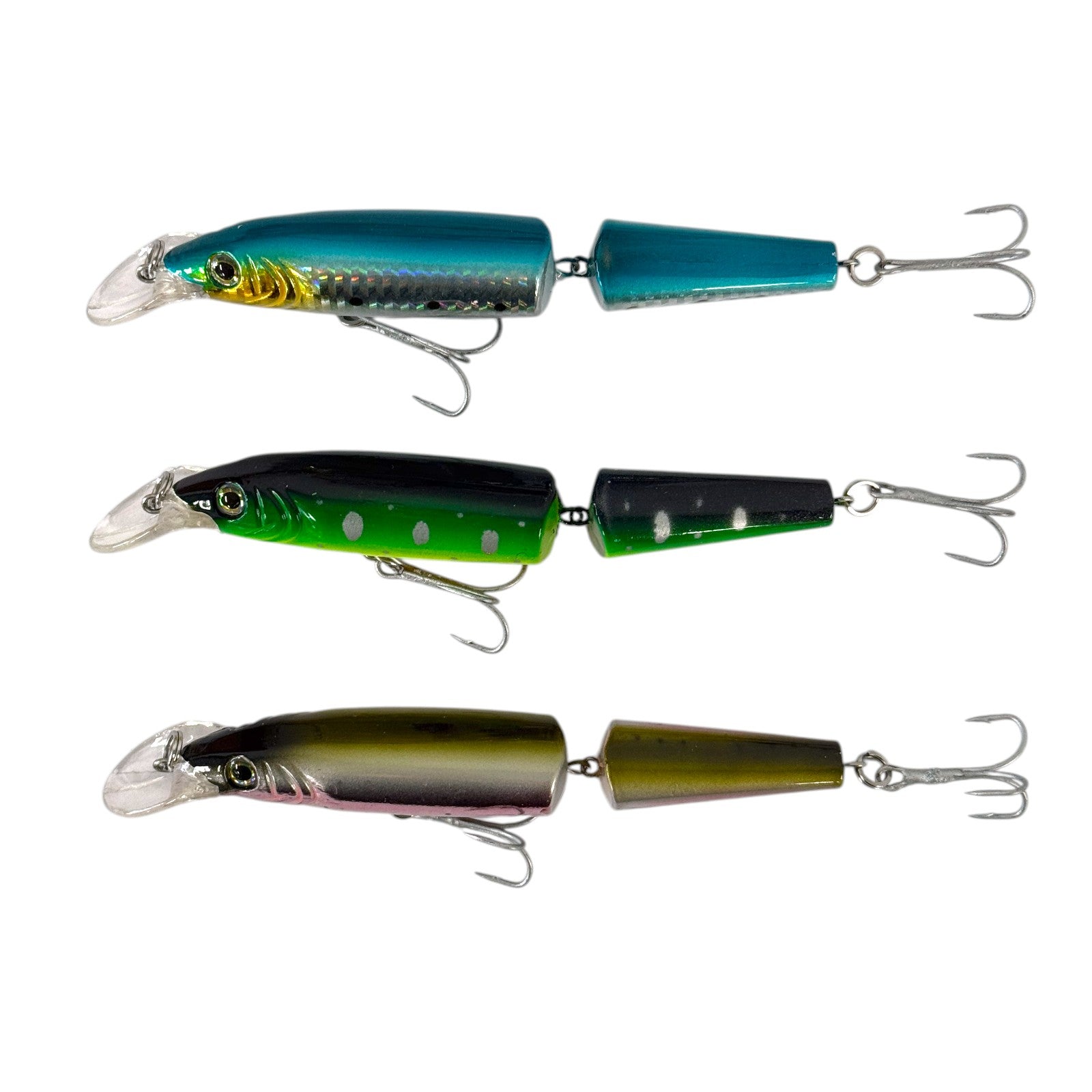 Forceten Size 14 Assorted Colours Outback Wobbler Fishing Lure - 3 Pack
