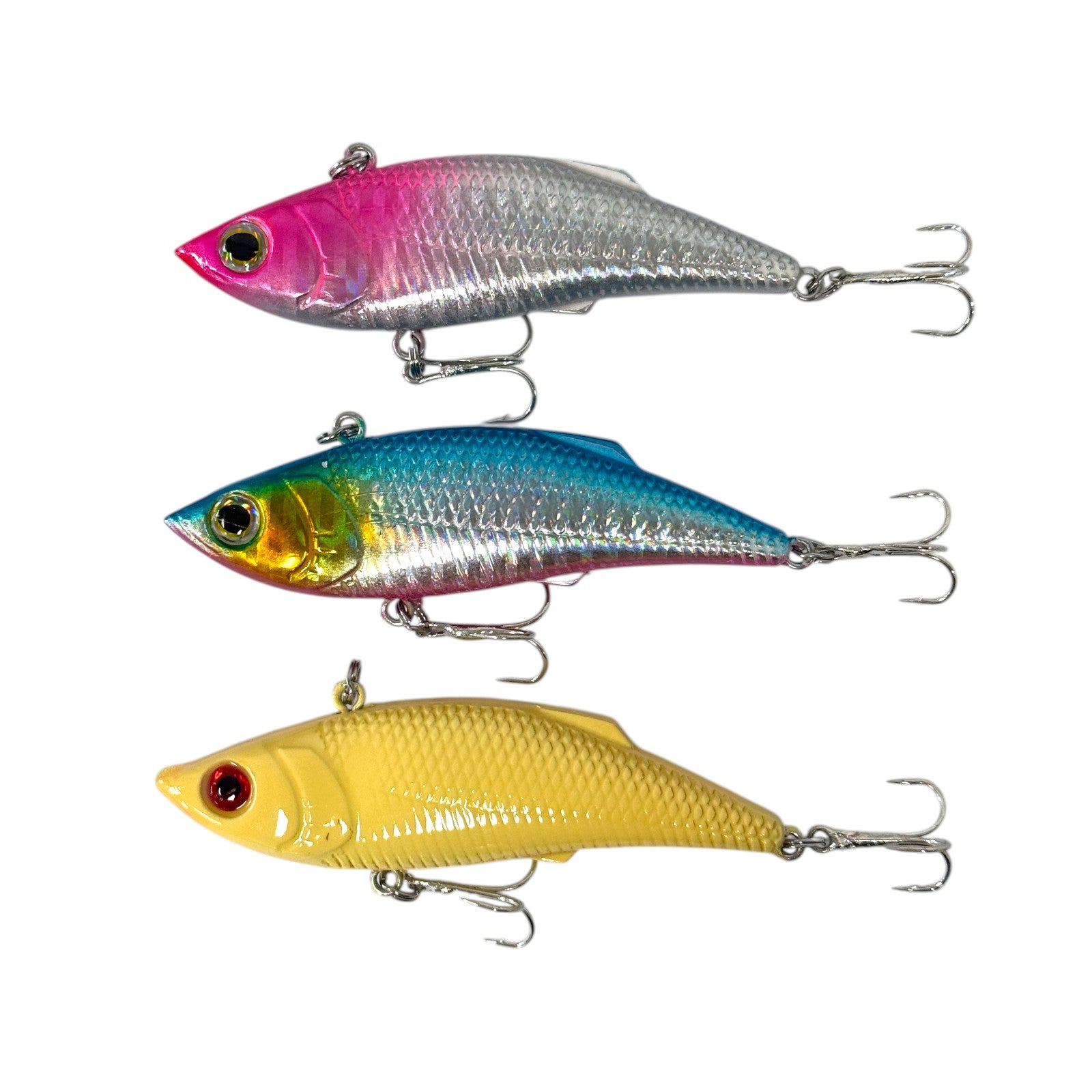Forceten Size 10 Assorted Colours Outback Dancer Fishing Lure - 3 Pack