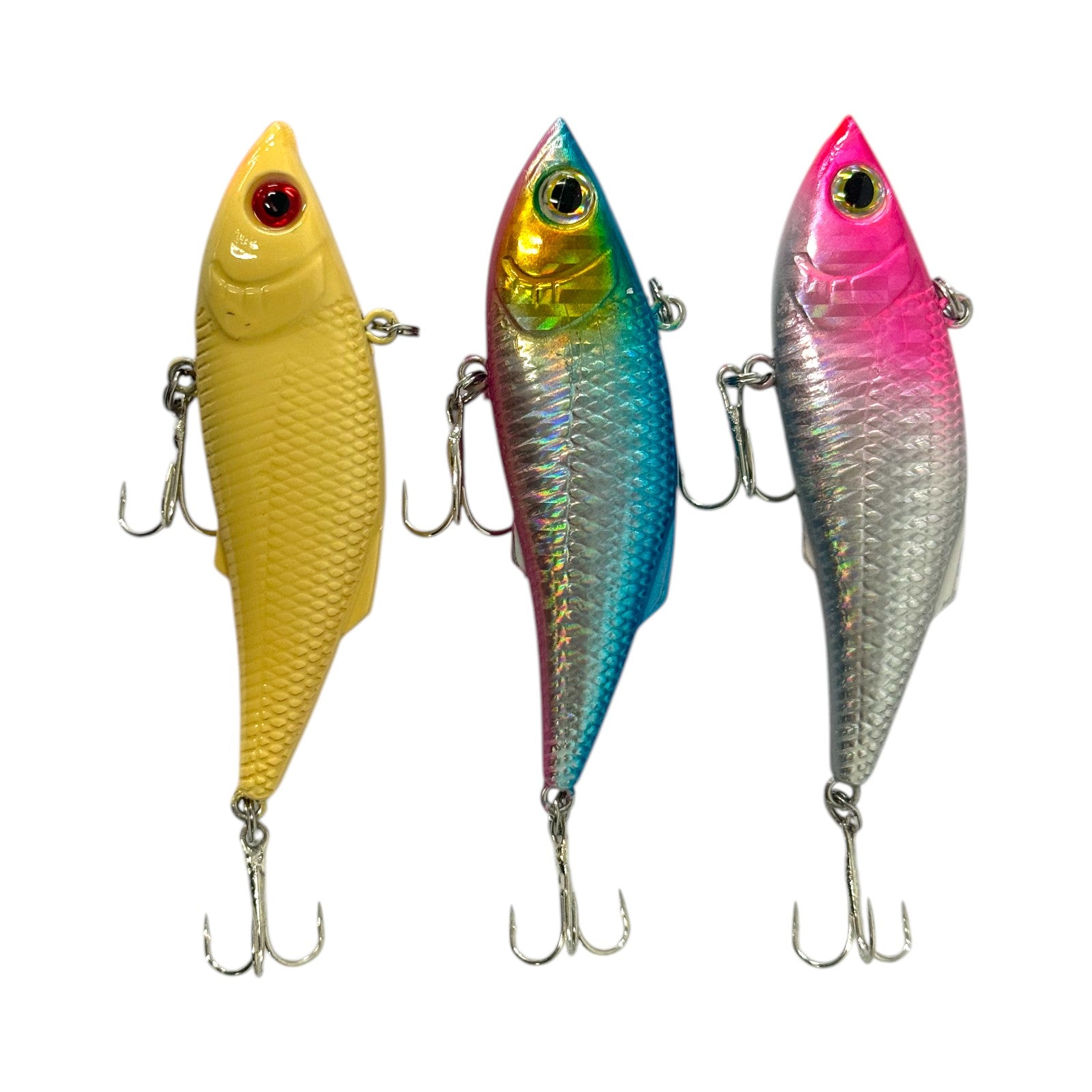 Forceten Size 10 Assorted Colours Outback Dancer Fishing Lure - 3 Pack