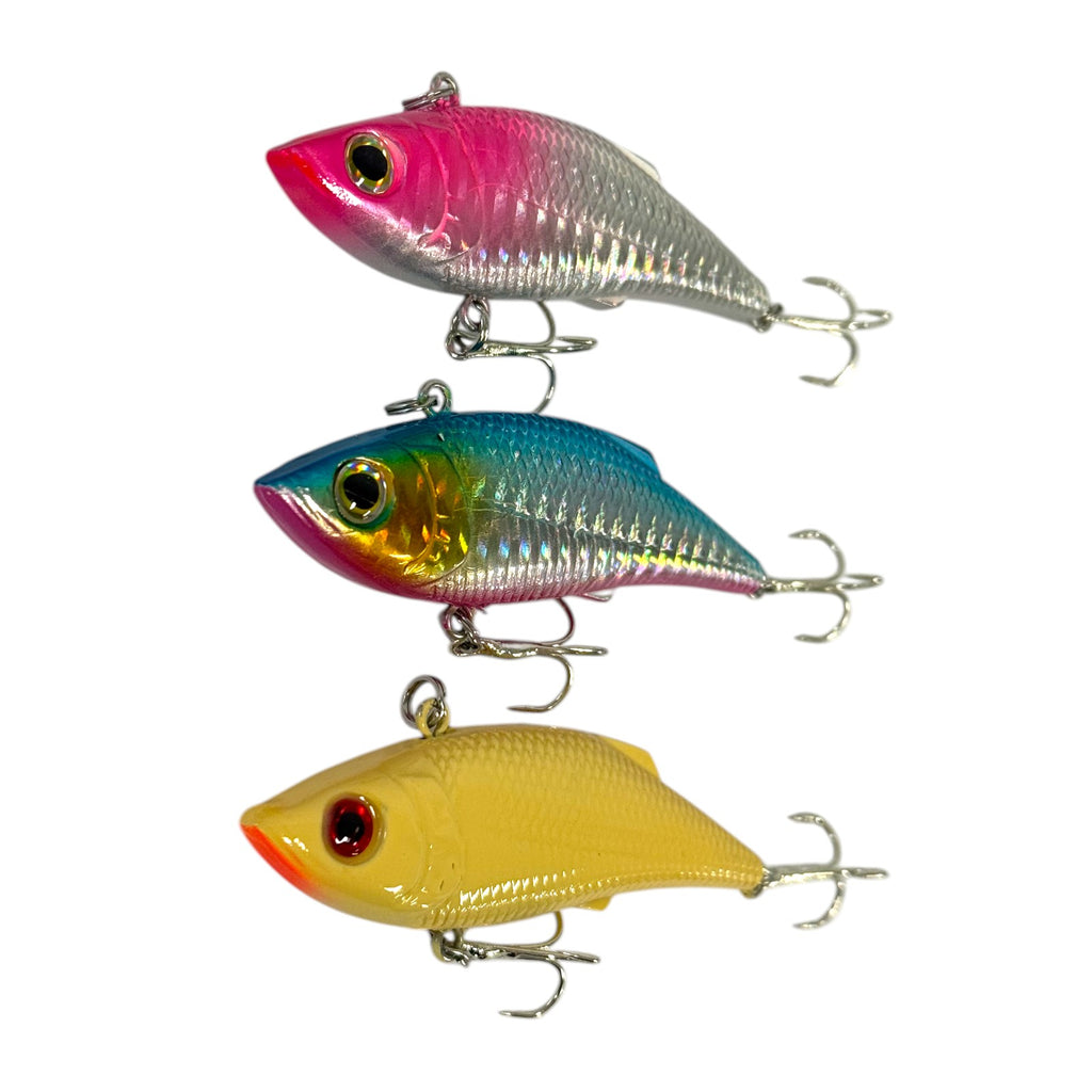 Forceten Size 10 Assorted Colours Outback Dancer Fishing Lure - 3 Pack