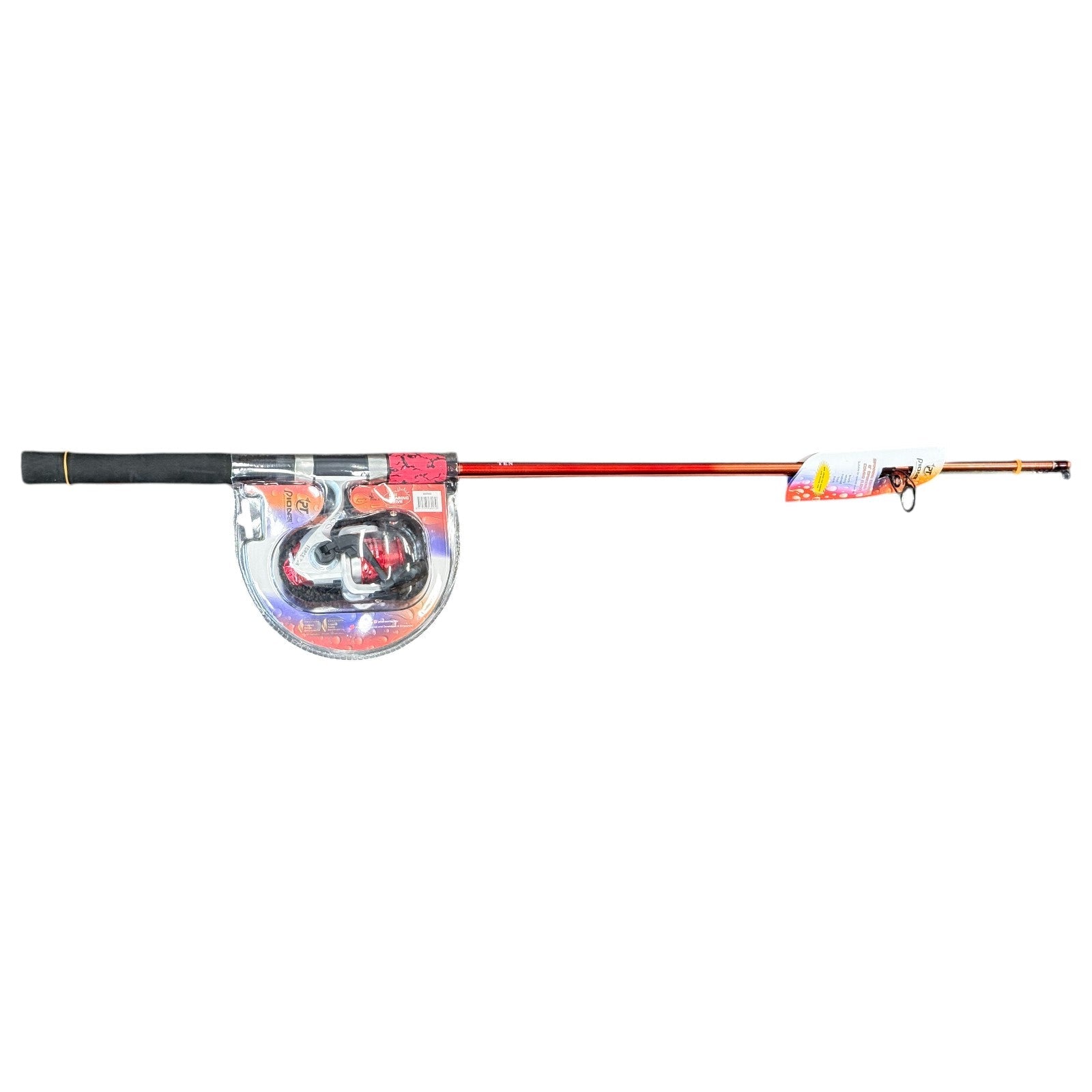 Forceten 6ft Red Fishing Combo