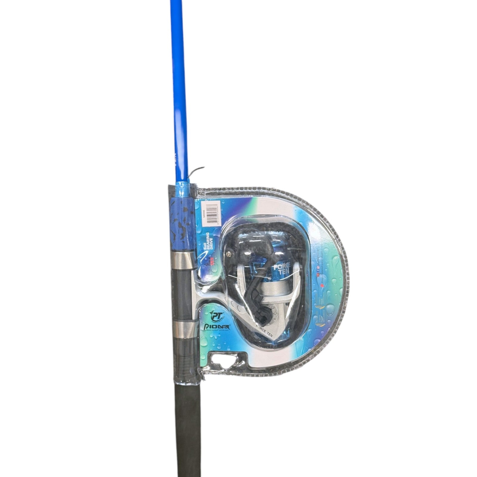 Forceten 6ft Blue Fishing Combo
