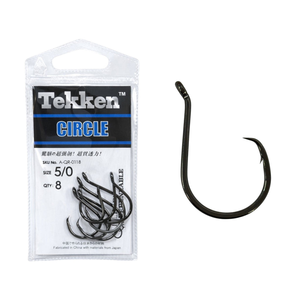 Tekken 5/0 Circle Hooks - 8 Pack