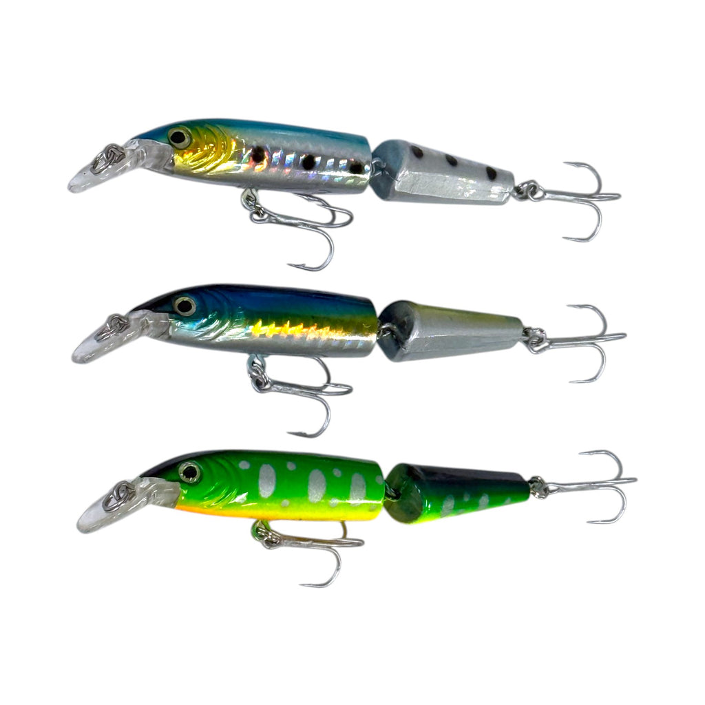 Forceten Size 8 Assorted Colours Outback Wobbler Fishing Lure - 3 Pack