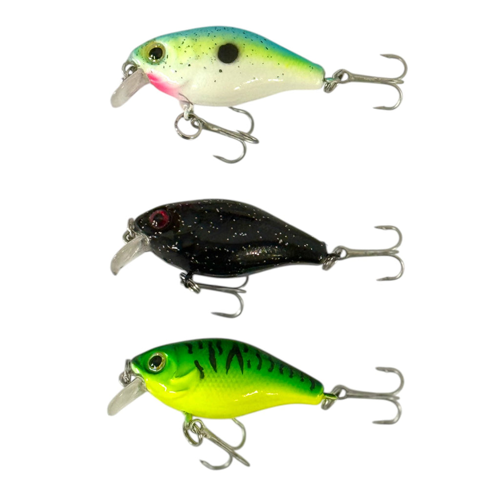 Forceten Size 8 Assorted Colours Outback Dancer Fishing Lure - 3 Pack
