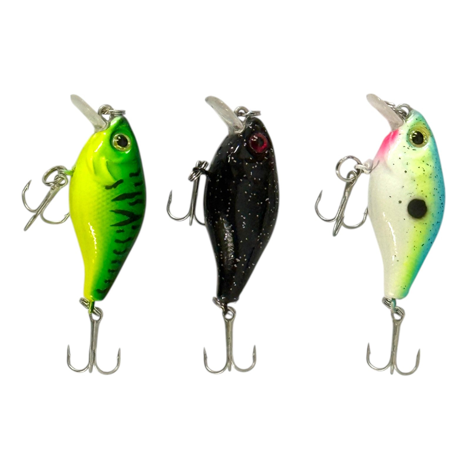 Forceten Size 8 Assorted Colours Outback Dancer Fishing Lure - 3 Pack