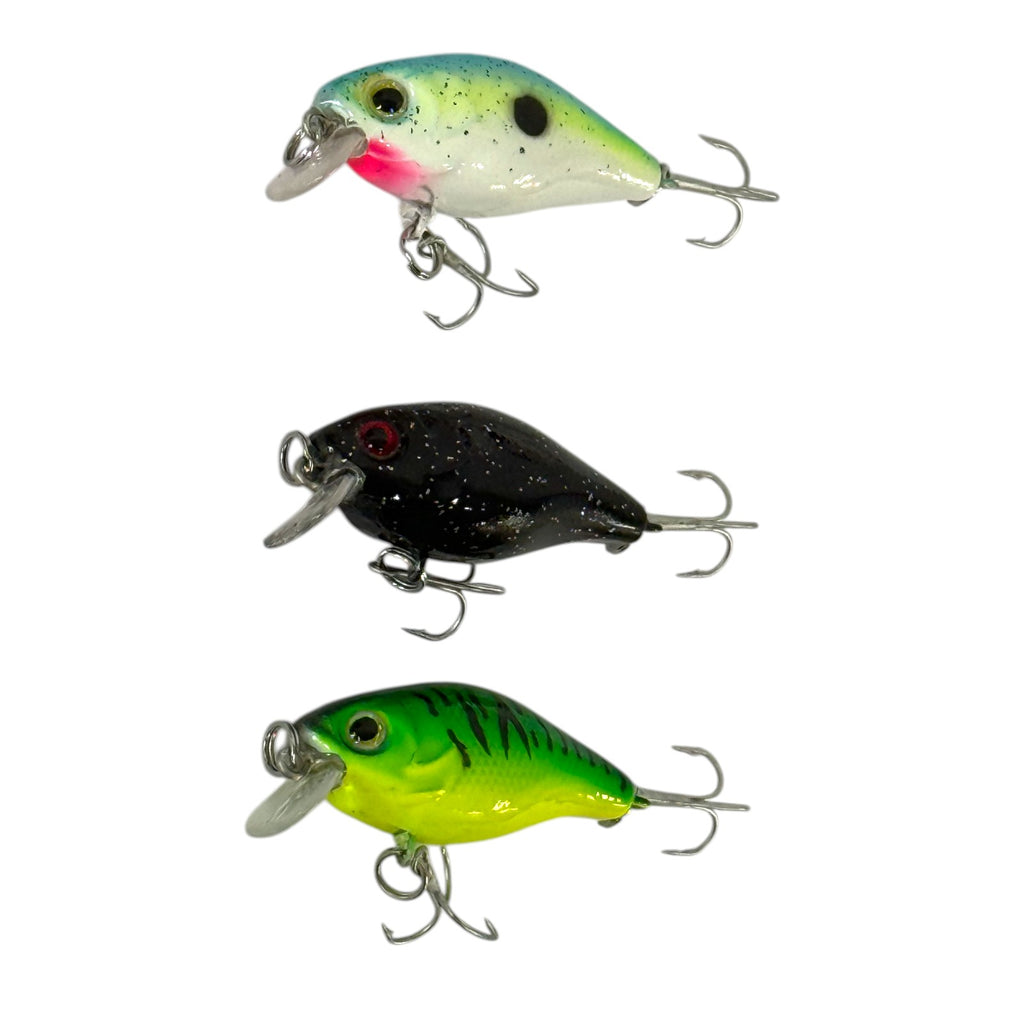 Forceten Size 8 Assorted Colours Outback Dancer Fishing Lure - 3 Pack
