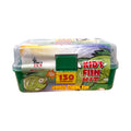 Forceten 130 Piece Kids Fishing Kit - Green