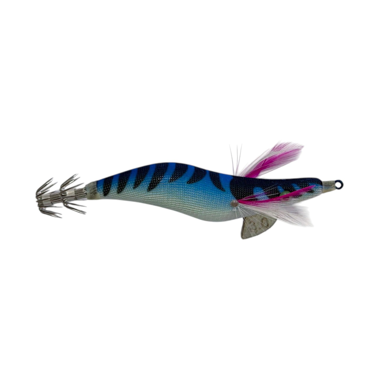 Forceten Inked Squid Jig - Arctic Blue Zebra