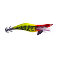 Forceten Inked Squid Jig - Fire Tiger Glow