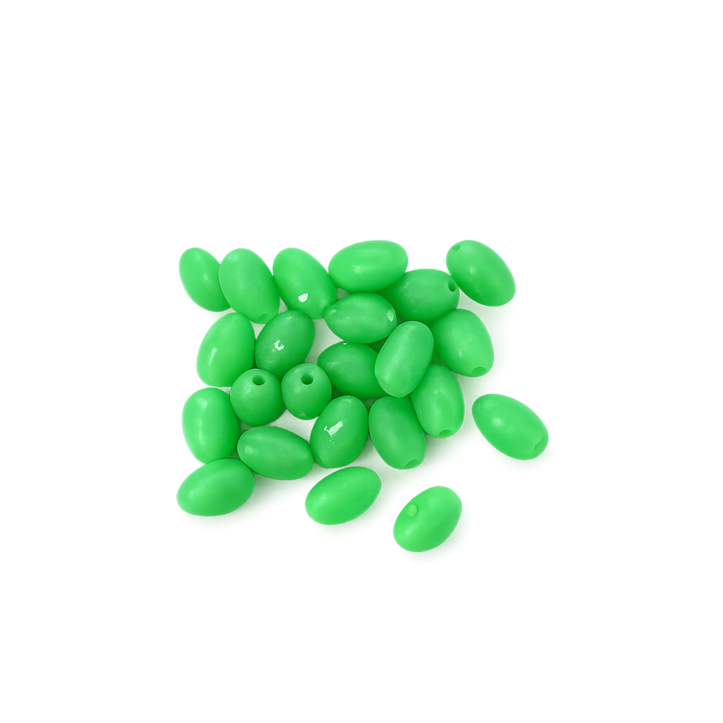 Forceten Green Soft Beads 20 Pack