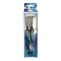 Forceten Size 4/0 Gang Fishing Hooks - 5 Pack