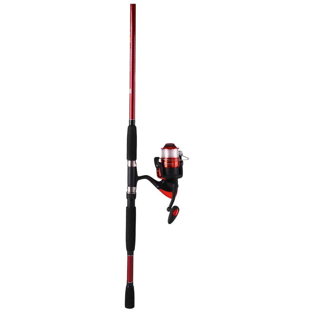 Forceten 8ft Red Travel Stick Fishing Combo