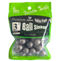 Forceten Size 3 Ball Fishing Sinker Value Pack