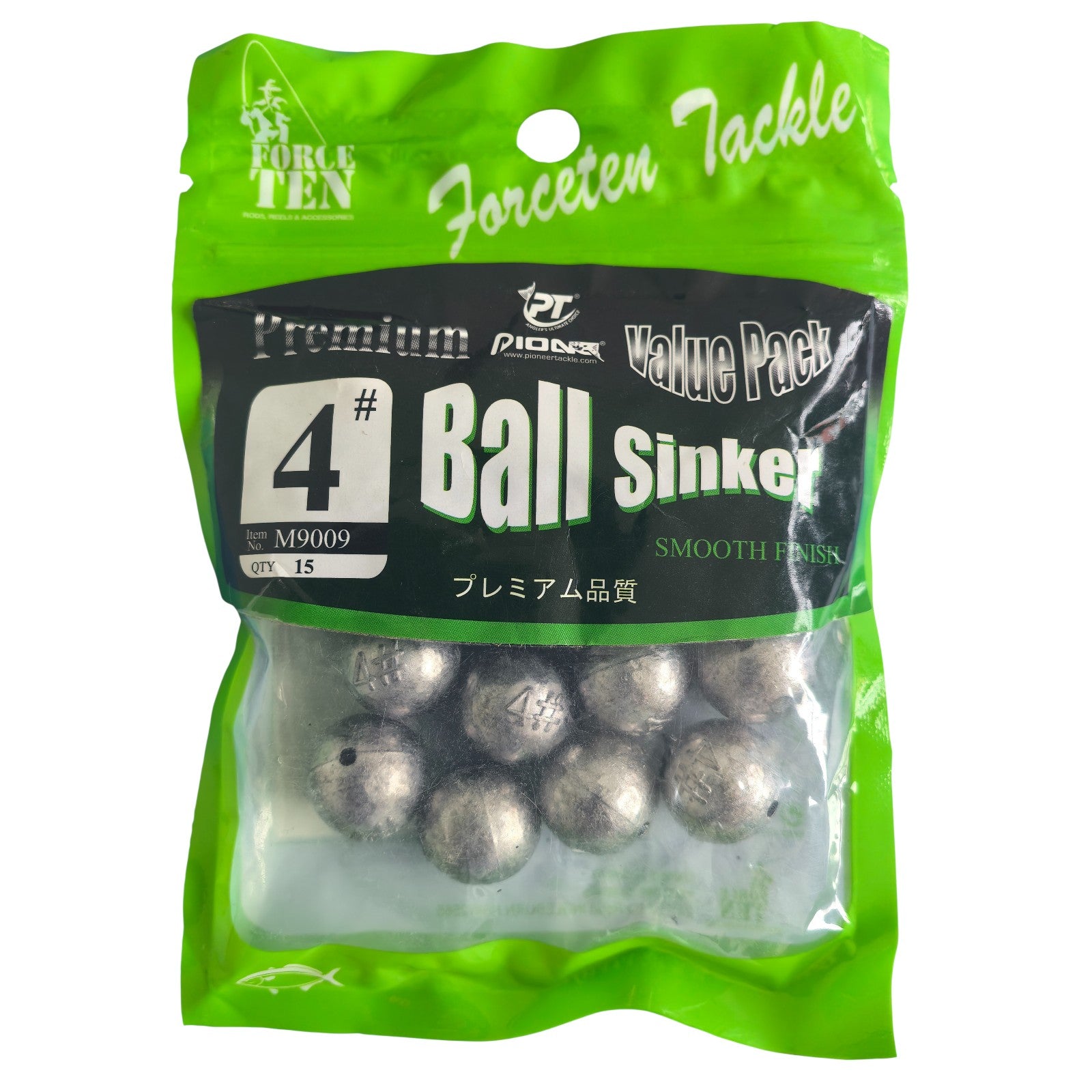 Forceten Size 4 Ball Fishing Sinker Value Pack