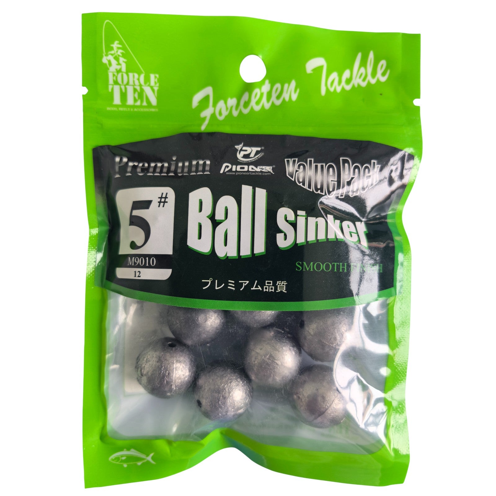 Forceten Size 5 Ball Fishing Sinker Value Pack
