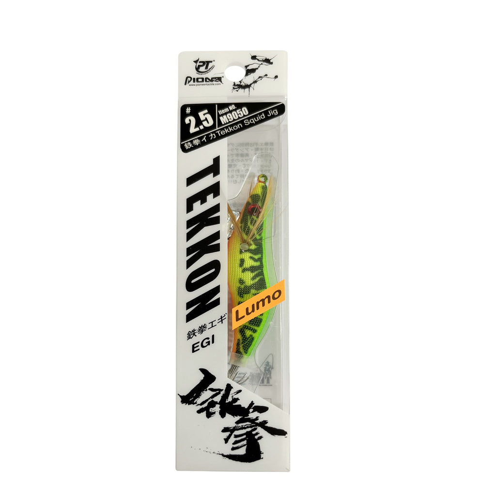 Tekken Assorted Colours Size 2.5 Squid Jigs - 4 Pack