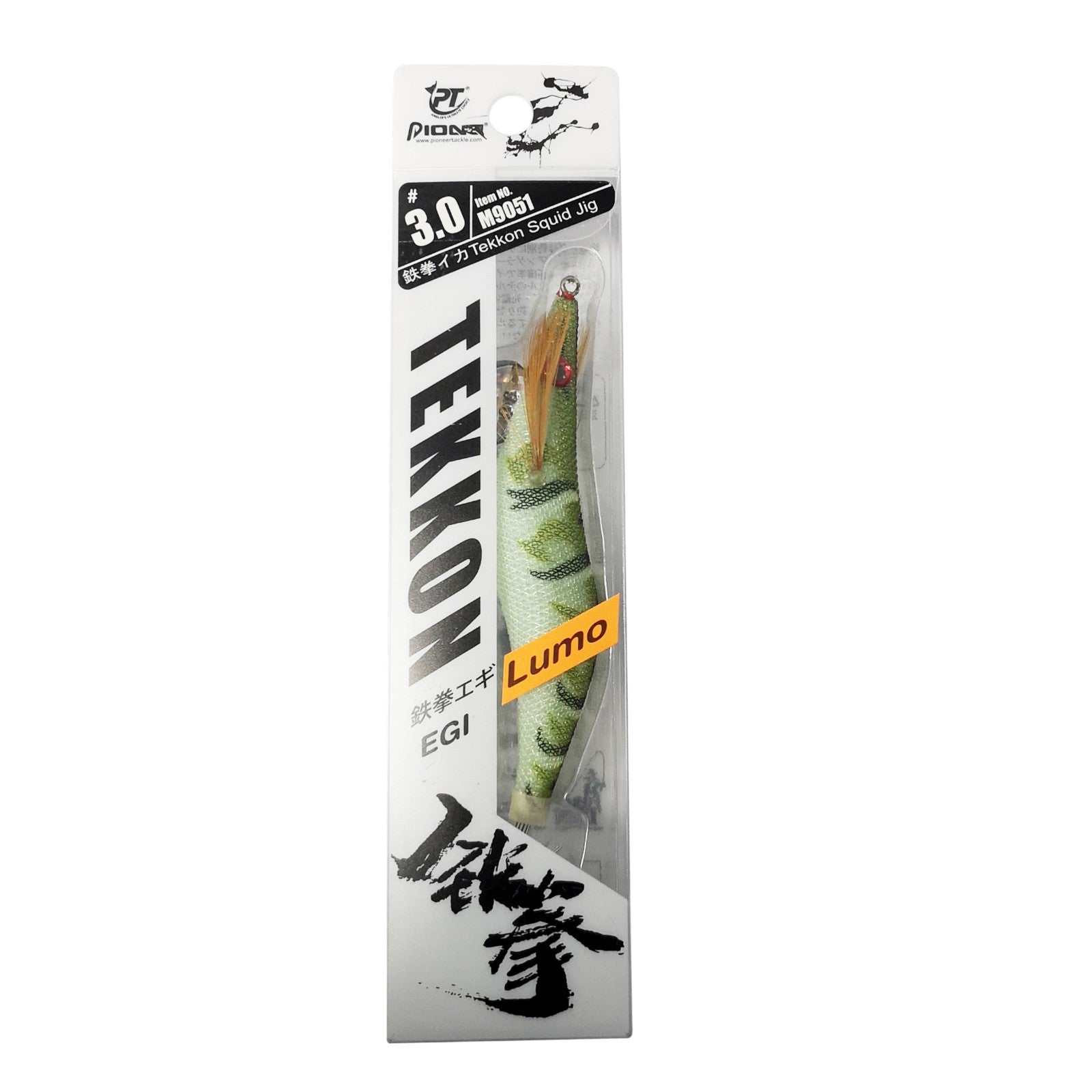 Tekken Assorted Colours Size 3.0 Squid Jigs - 4 Pack