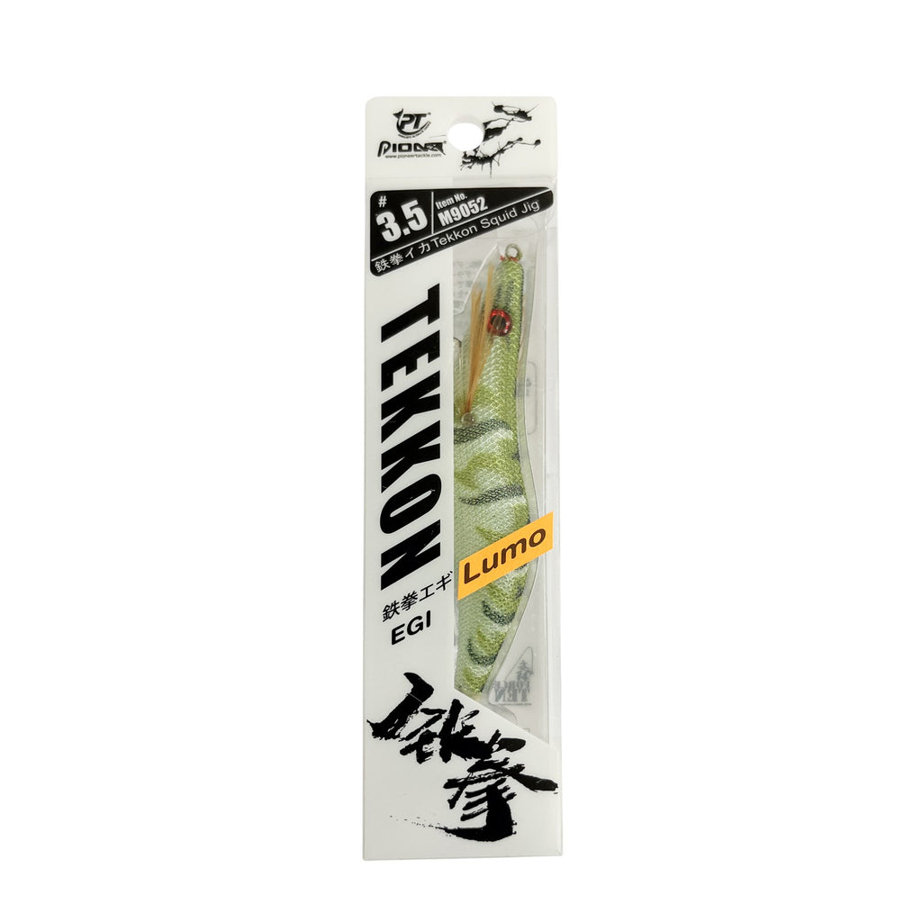 Tekken Assorted Colours Size 3.5 Squid Jigs - 4 Pack