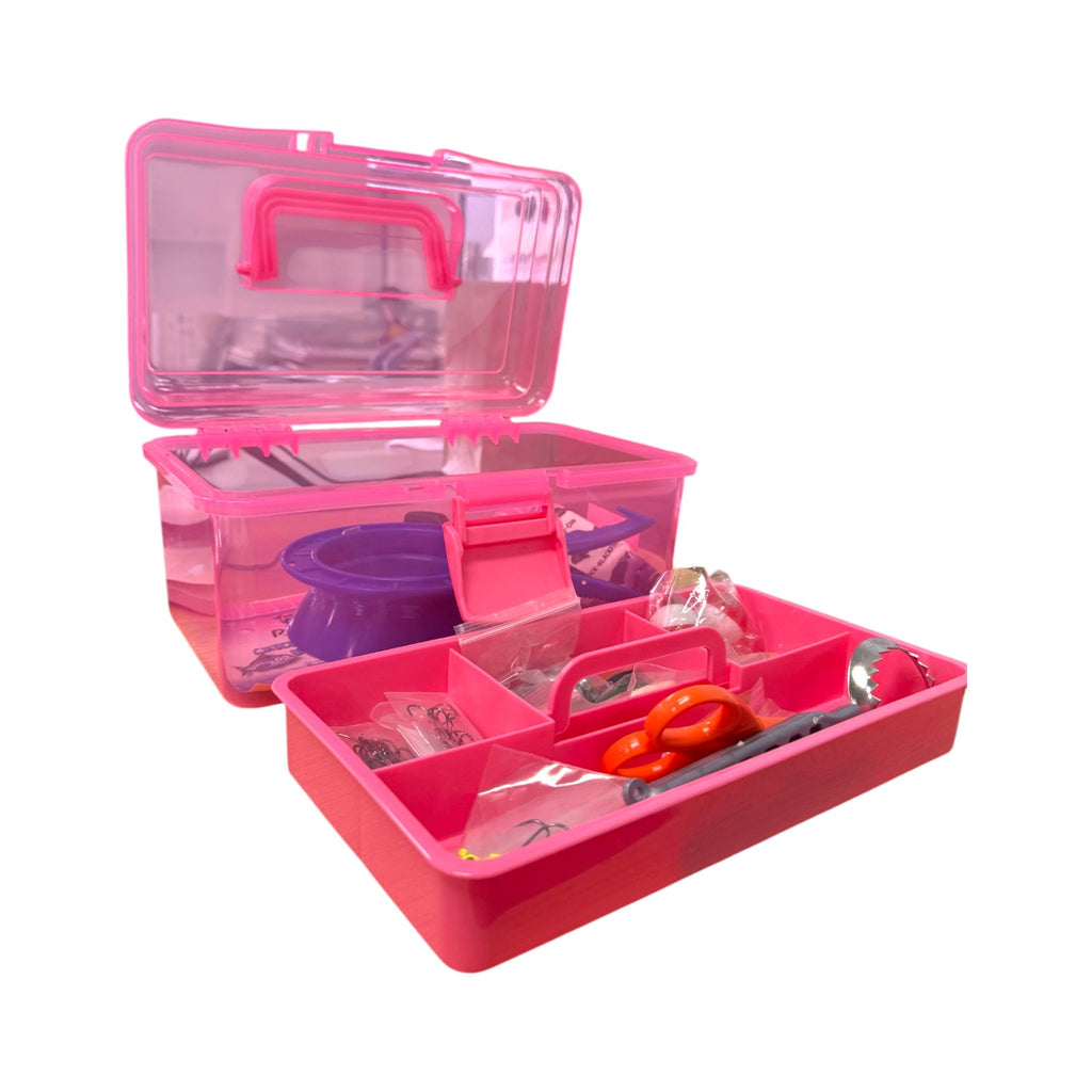 Forceten 180 Piece Estuary Tackle Kit - Pink