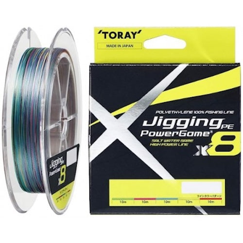 Toray Jigging PE Power Game X8 300m Braided Fishing Line – Made in Japan