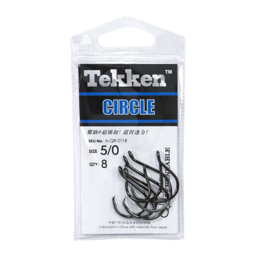 Tekken 5/0 Circle Hooks - 8 Pack