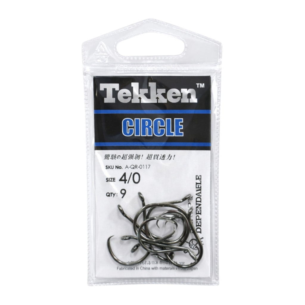 Tekken 4/0 Circle Hooks - 9 Pack
