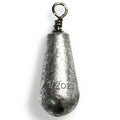 Rivernsea 1/2oz lead bomb fishing sinker with a smooth finish and integrated metal swivel for fishing rigs